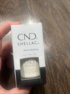 Shellac Nail Polish - White Wedding by CND for Women - 0.25 oz Nail Polish